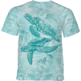  T-Shirt "Monotone Sea Turtles"