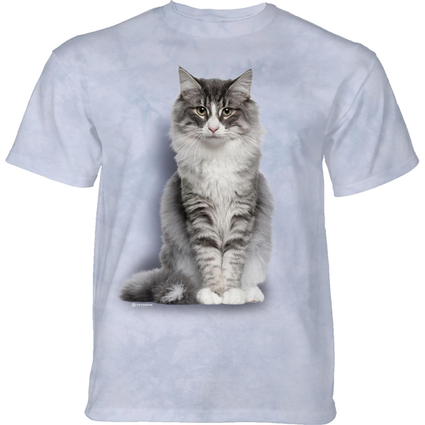 The Mountain Kinder T-Shirt "Norwegian Forest Cat"