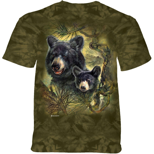 The Mountain Erwachsenen T-Shirt "Black Bears"