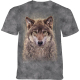 The Mountain Erwachsenen T-Shirt "Grey Wolf Forest"