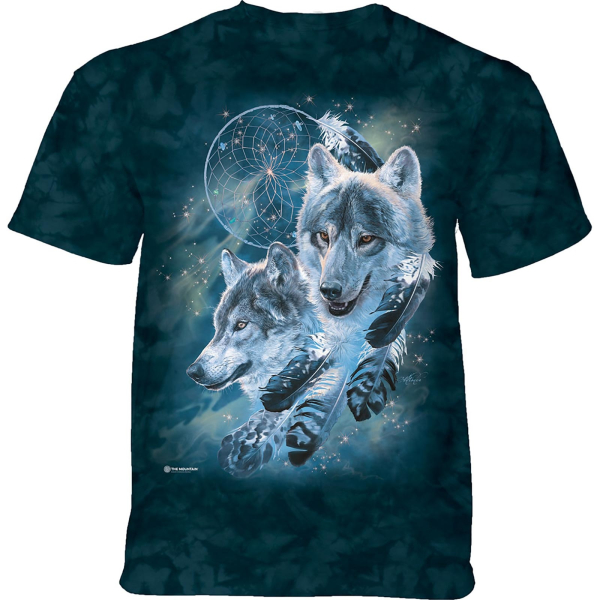 The Mountain Erwachsenen T-Shirt "Dreamcatcher Wolf Collage"