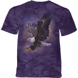 The Mountain Erwachsenen T-Shirt "Eagle Violet...