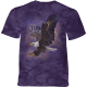 The Mountain Erwachsenen T-Shirt "Eagle Violet Sky"