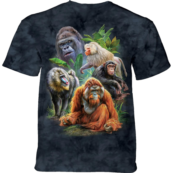 The Mountain Erwachsenen T-Shirt "Primates Collage"
