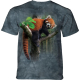 The Mountain Erwachsenen T-Shirt "Red Panda Tree"